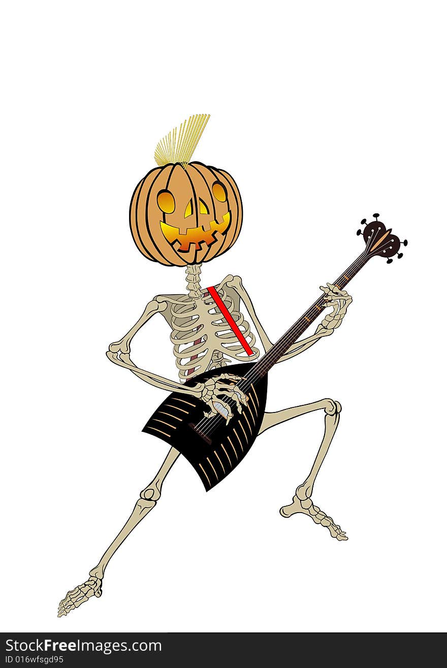 Pumpkin-guitarist 2