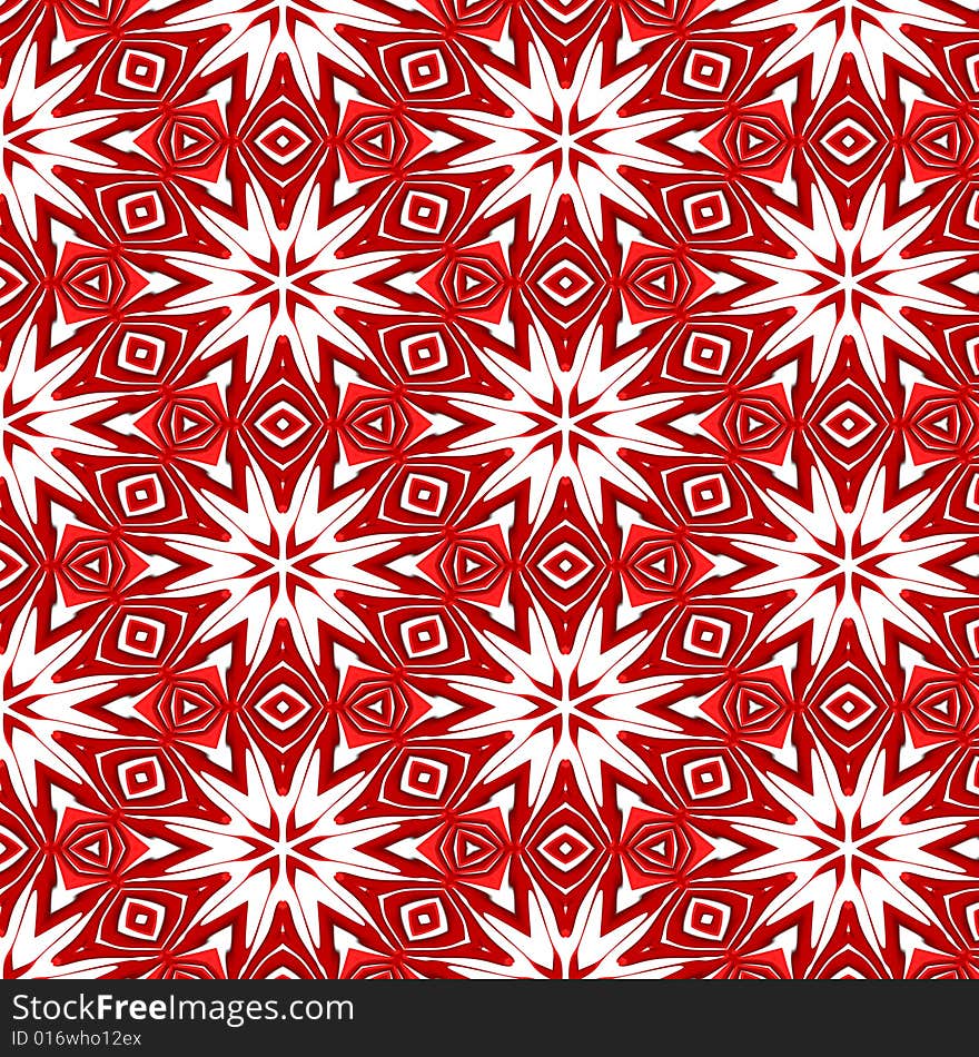 Retro texture with red stars and shapes on white. Retro texture with red stars and shapes on white