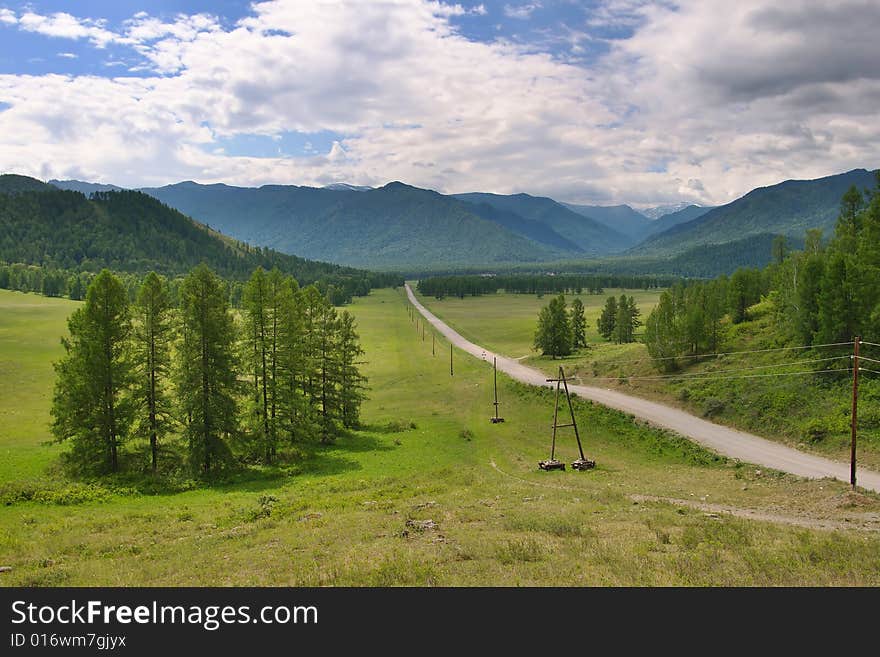 Road in mountains