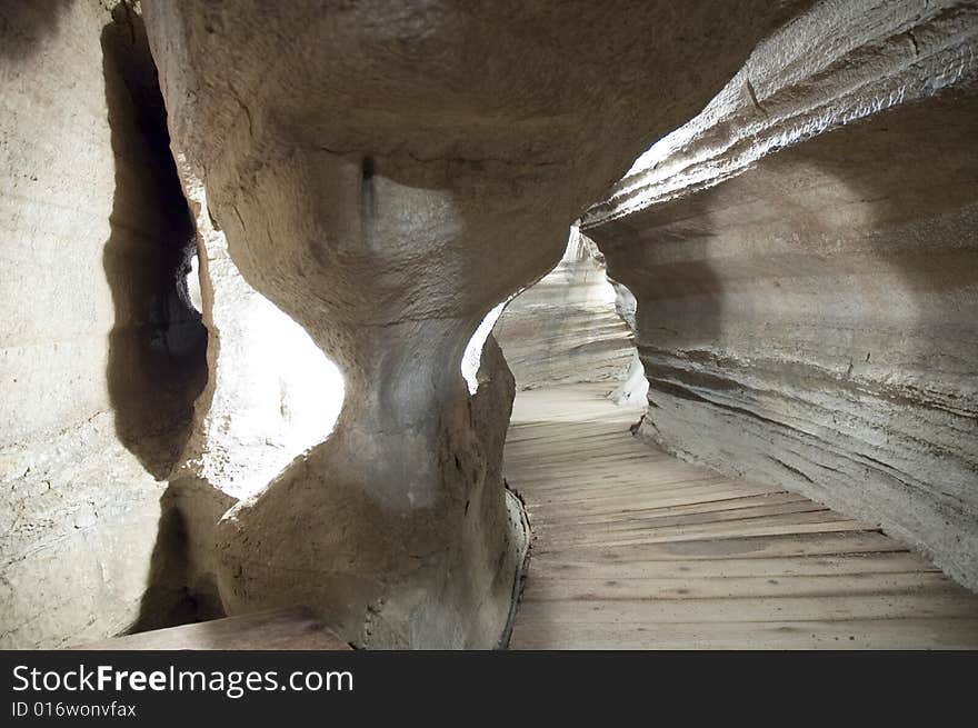 Bonnechere caves located in Eganville Ontario Canada