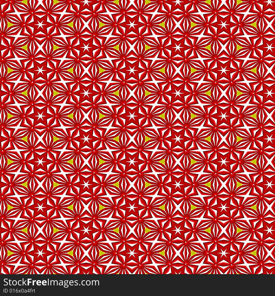 Retro texture with red stars and shapes on white. Retro texture with red stars and shapes on white