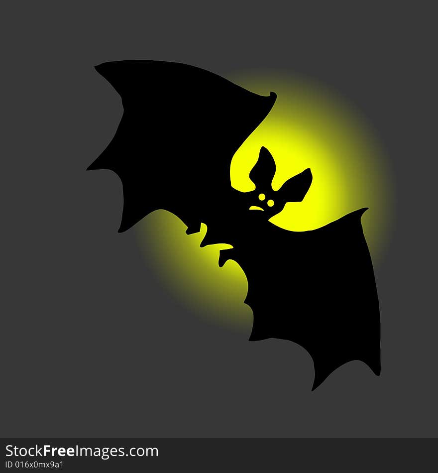 Silhouette Bat