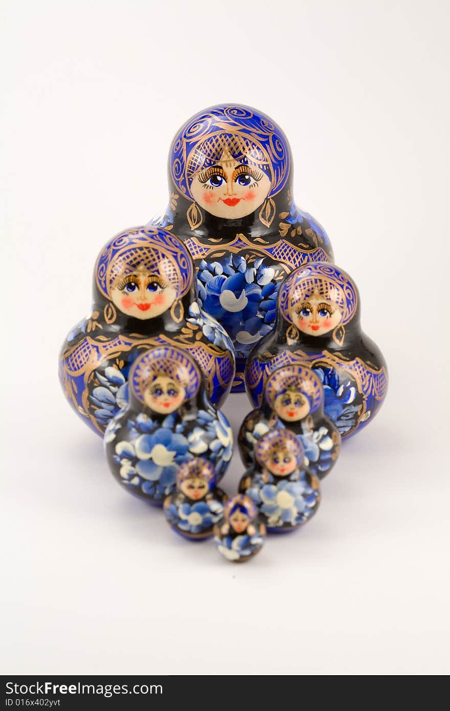 Russian Stacking And Nesting Dolls