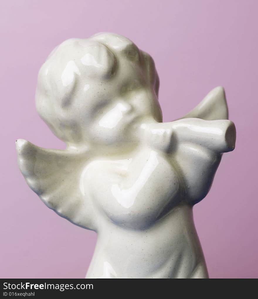 Angel cherub icon statue