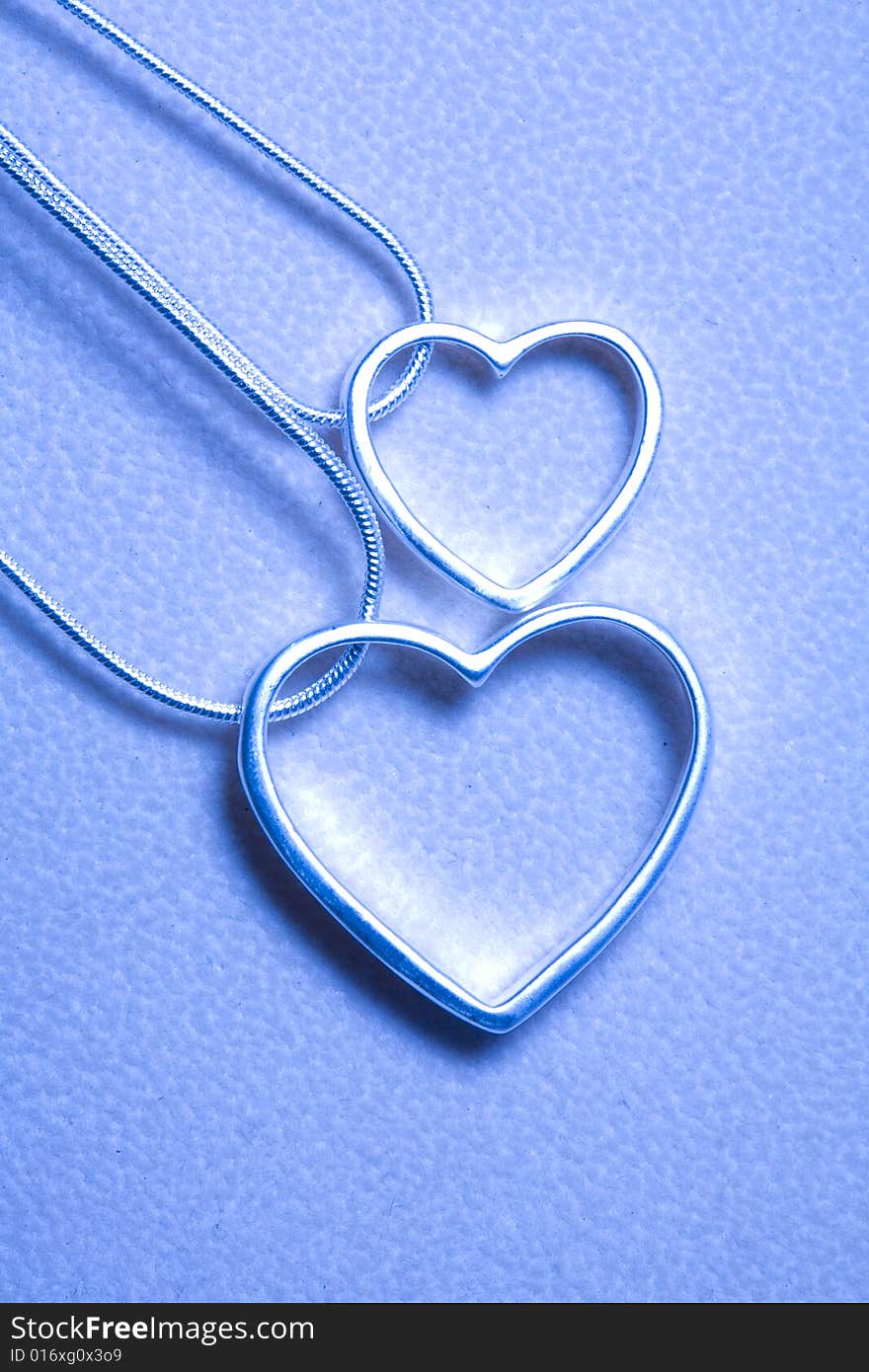 Two hearts necklace