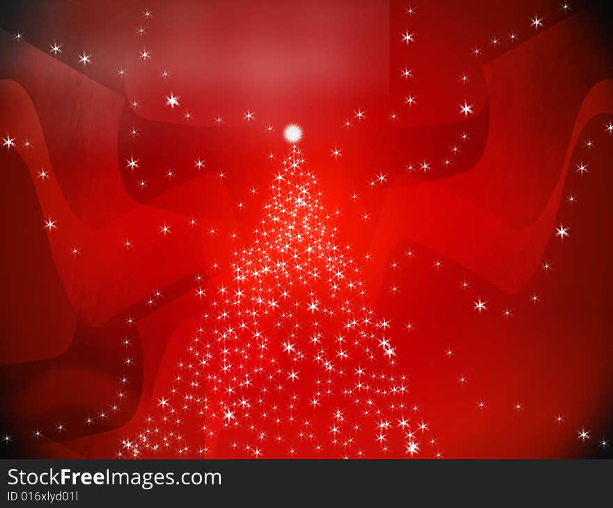 A red background for christmas