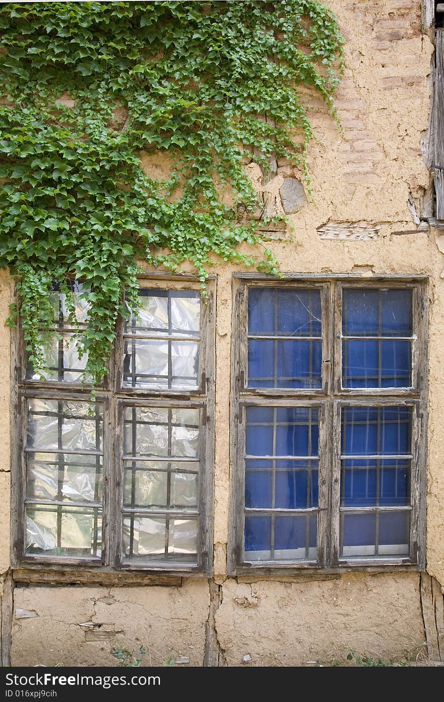 Old house facade