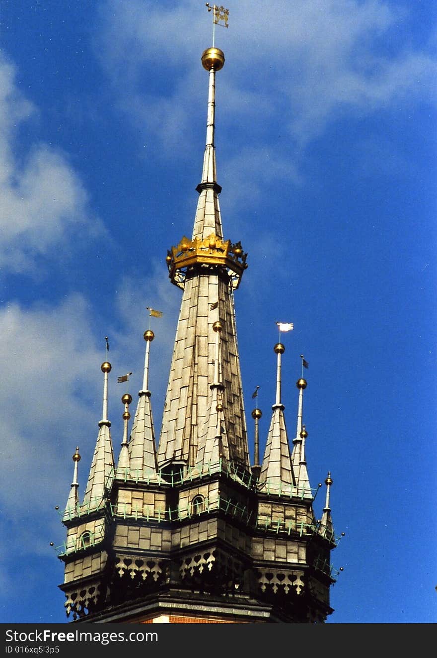 St Mary's cathedral, Krakow, Poland. St Mary's cathedral, Krakow, Poland