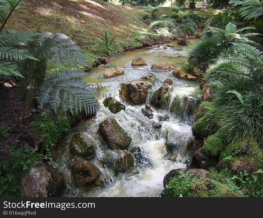 Small waterfall