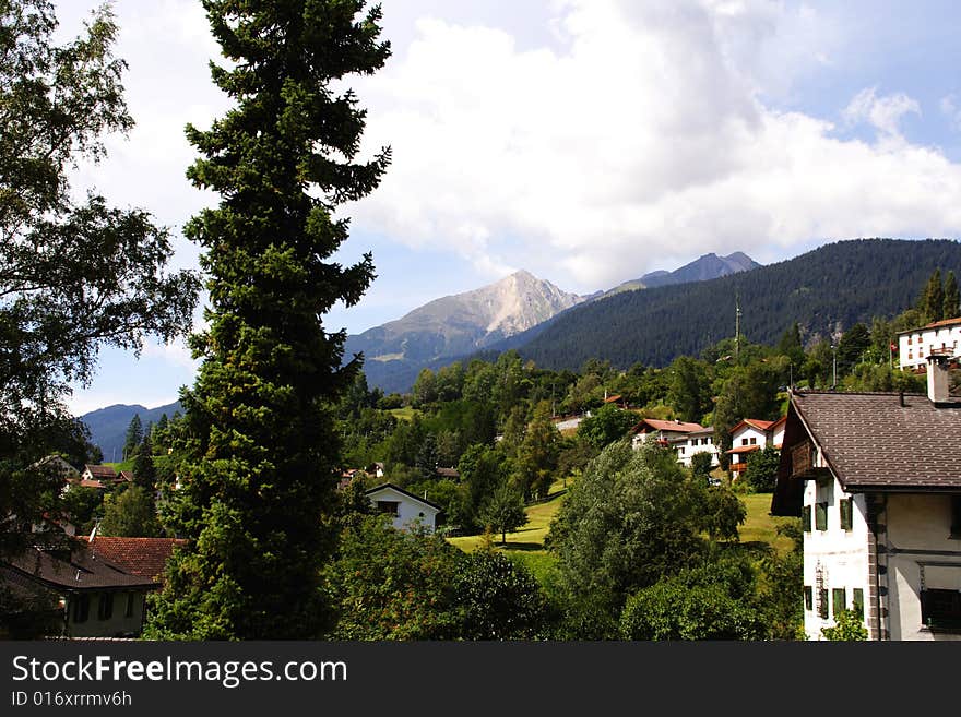 Alpine village