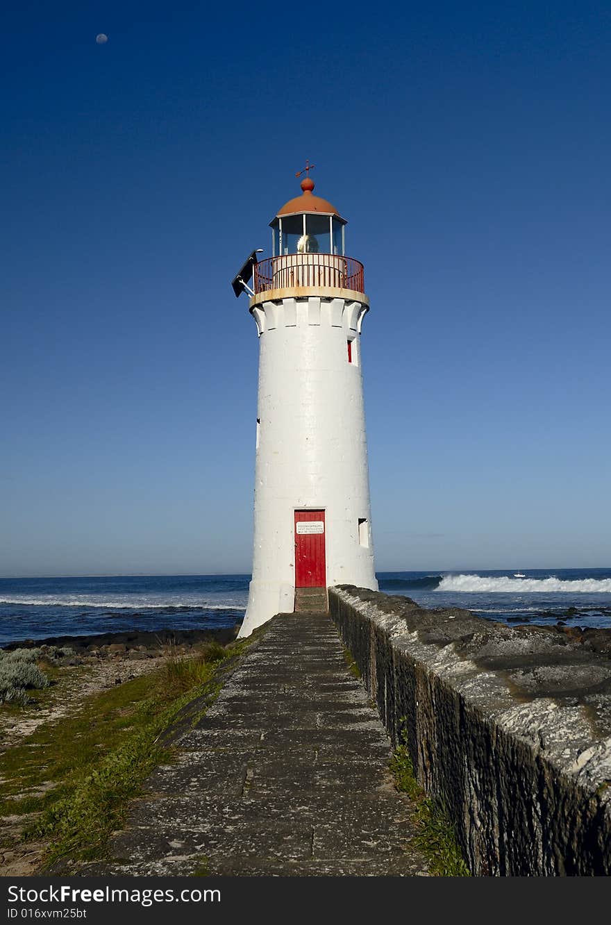 Lighthouse in Port Fairy, Australia. Lighthouse in Port Fairy, Australia