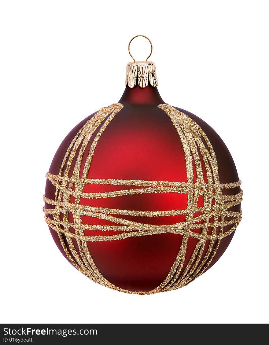 Christmas red ball