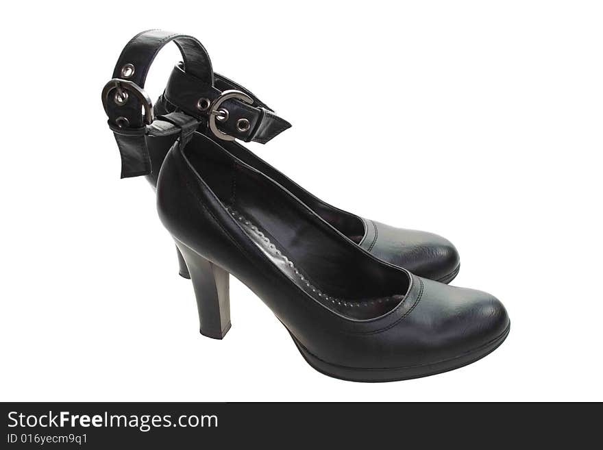 Women black shoe