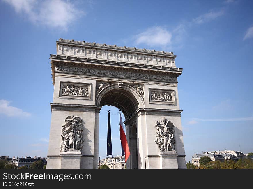 Arc de Triomphe, Paris, France