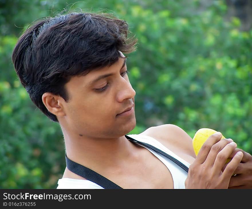 A Guy with Mango