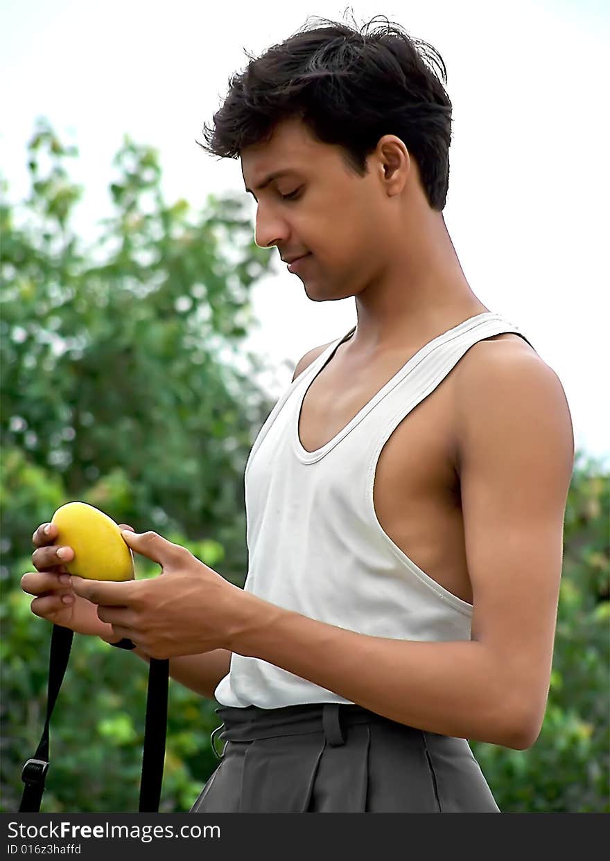 A Eating mango is good for health. A Eating mango is good for health