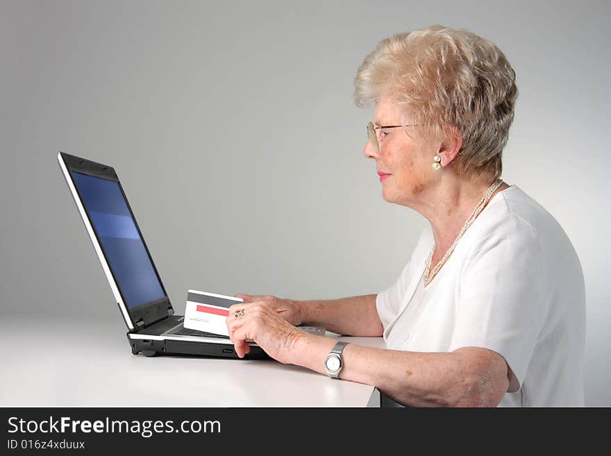 Senior Woman With Laptop