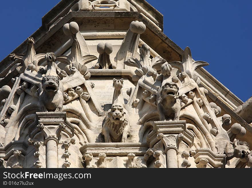 The Gargoyles of Notre Dame Cathedral, Paris