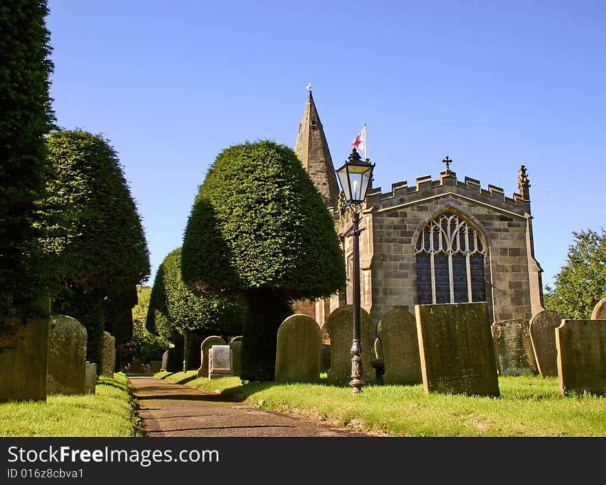 Chruch and graveyard