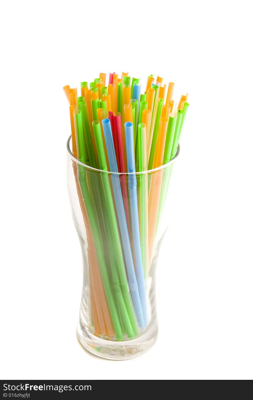 Multicolored straws