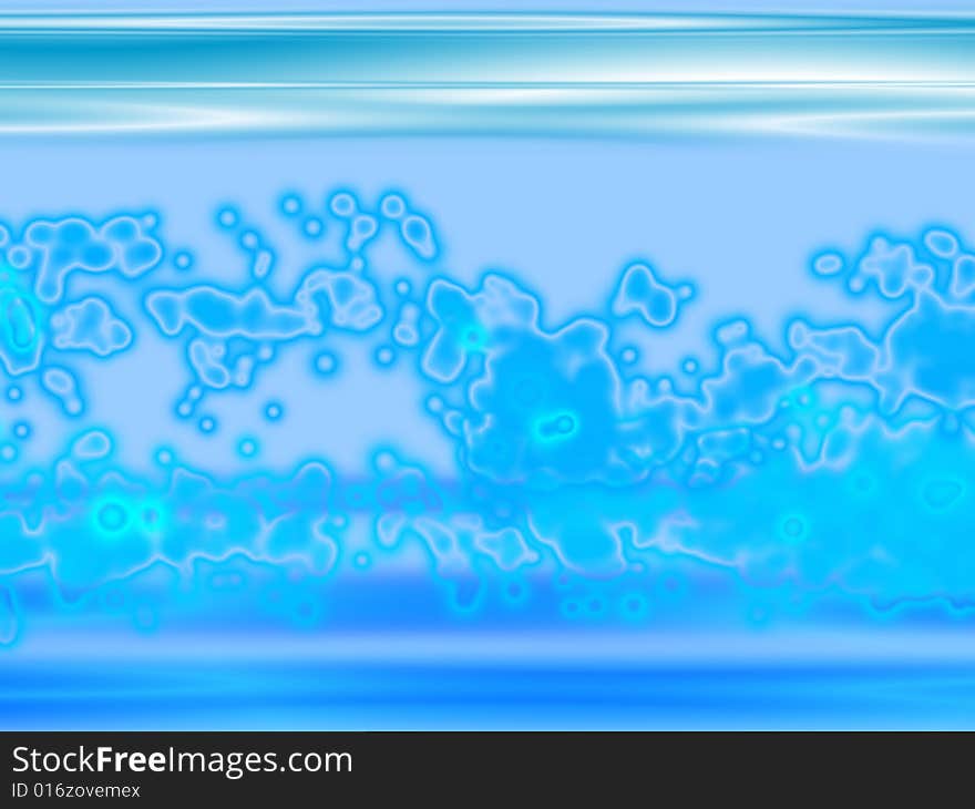 Liquid cold abstract background template. Liquid cold abstract background template