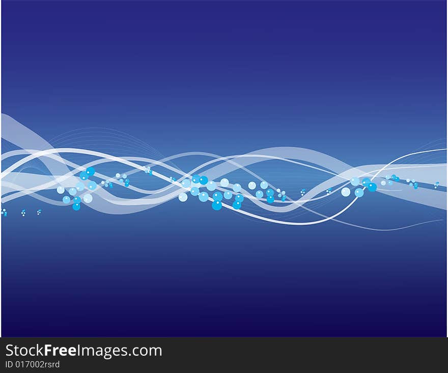 Abstract dark blue background illustration