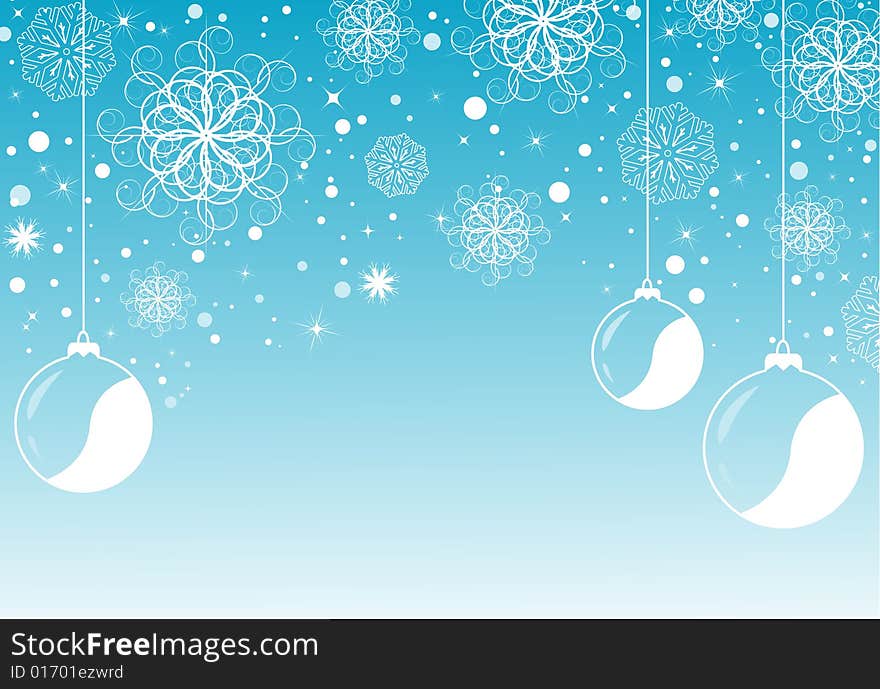 Abstract Christmas background. Vector Illustration.