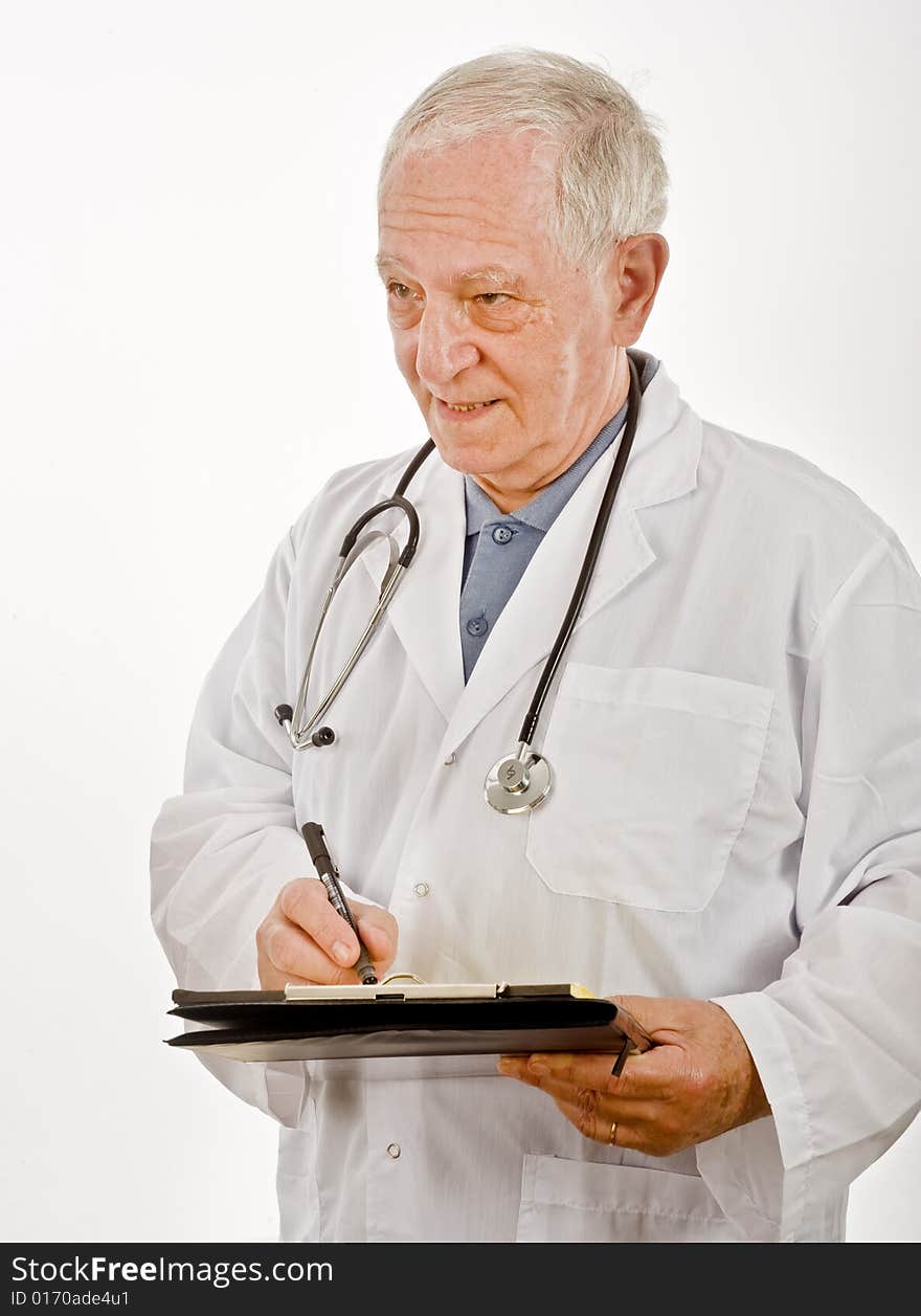 Doctor Writing A Prescription