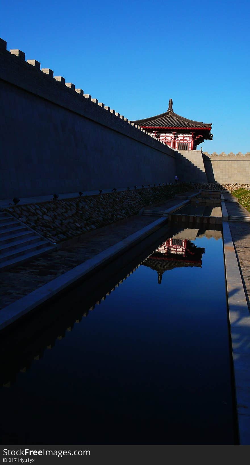 Ancient Buildings of Tang dynasty in Xi'an,China. Ancient Buildings of Tang dynasty in Xi'an,China