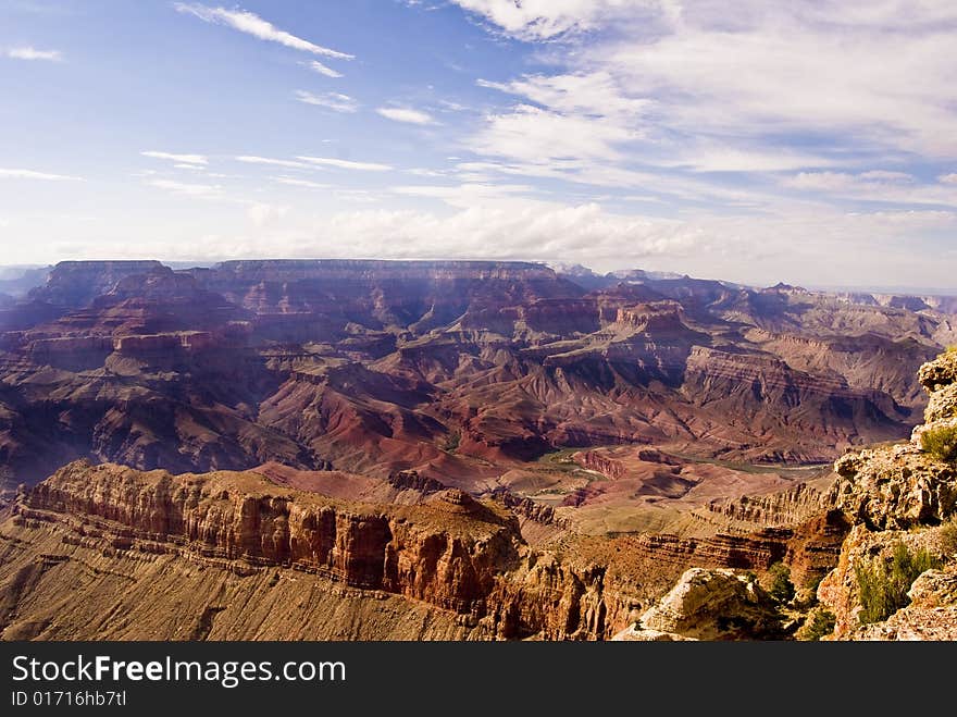 Landscape of the Grand Canyon. Arizona. USA.