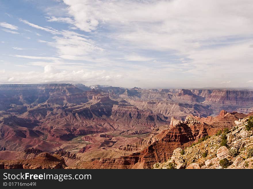 Landscape of the Grand Canyon. Arizona. USA.