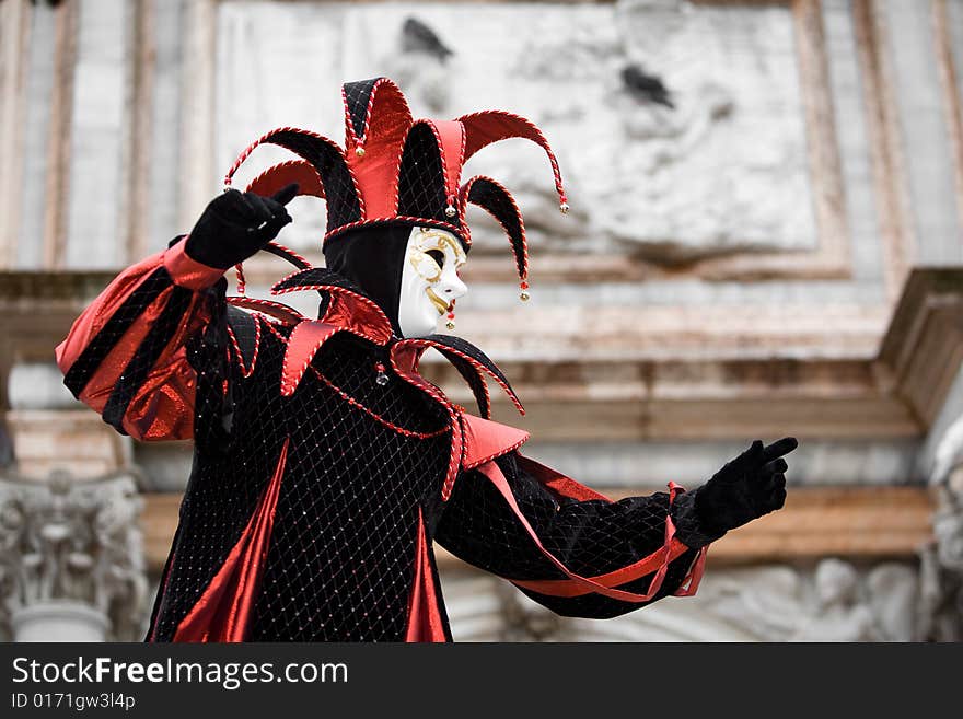 Venice carnival costume