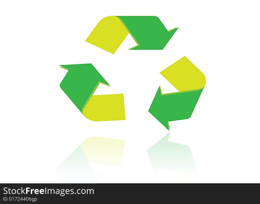 Recycle icon - vector