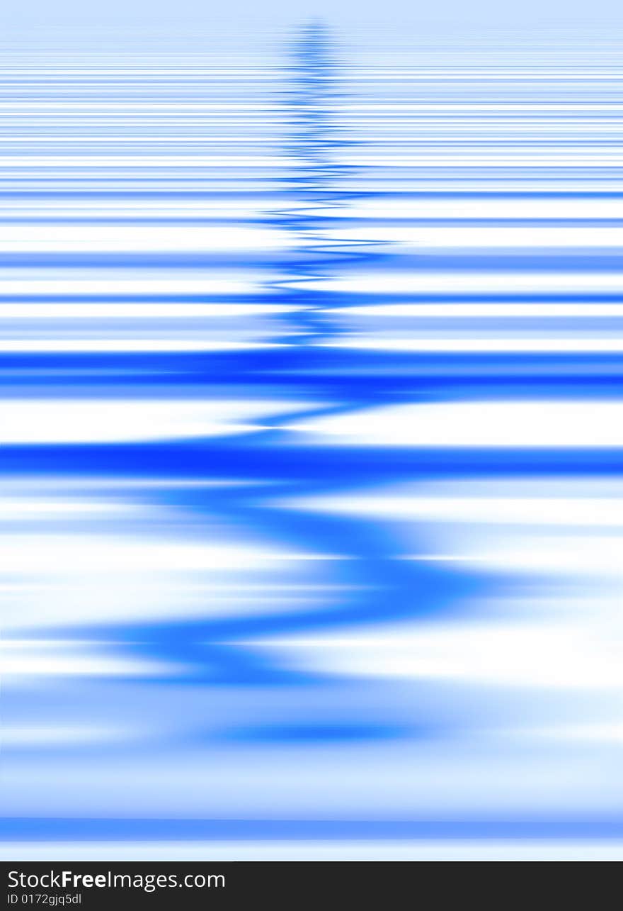 Blue ripples