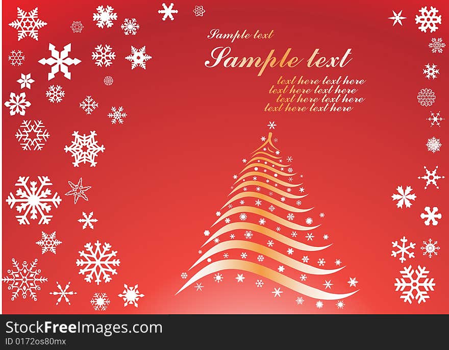 Christmas background vector illustration wallpaper