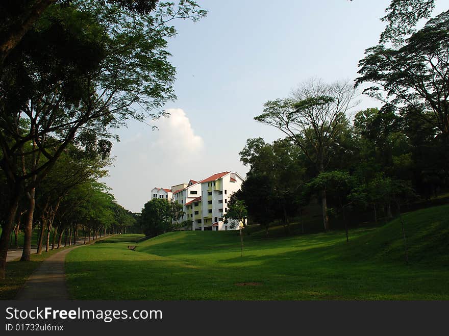 When I was first walking on this road, I was shocked by this scene. Under sunshine, the buildings really made me home sick. It was just like after an exhausted and existing travelling, I was almost back home finally. When I was first walking on this road, I was shocked by this scene. Under sunshine, the buildings really made me home sick. It was just like after an exhausted and existing travelling, I was almost back home finally.