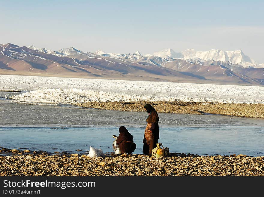 Namtso Lake in Tibet