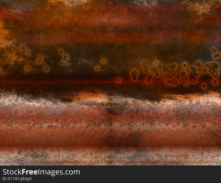 Grunge Stains Brown Surface