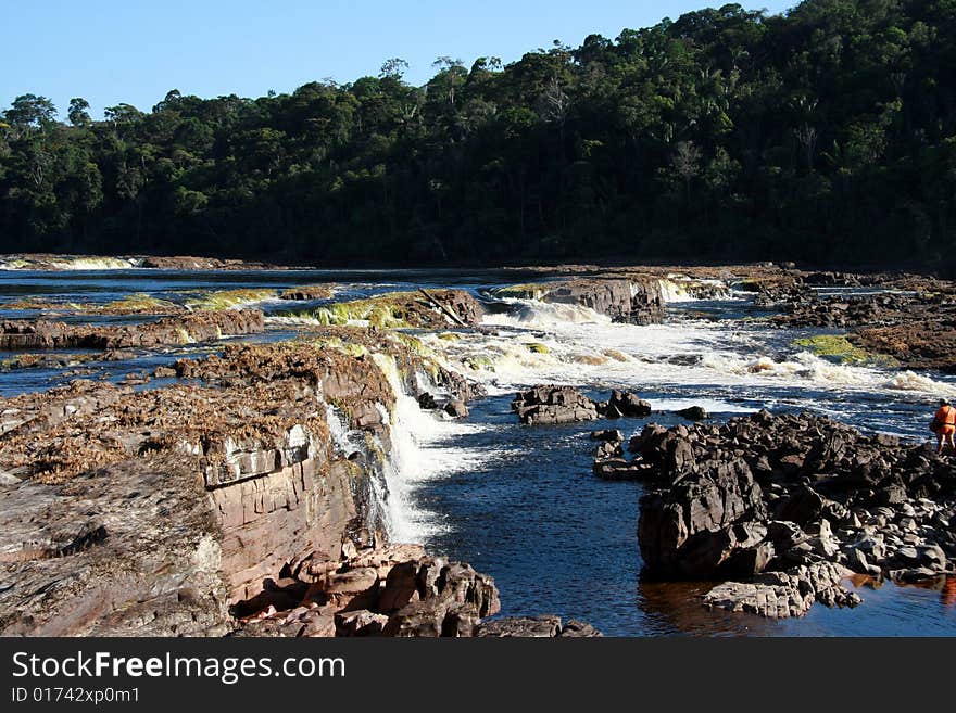 A beautiful place in canaima. A beautiful place in canaima