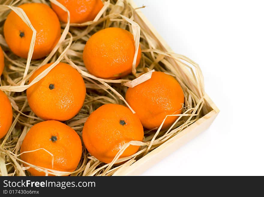 Tangerines With Straw