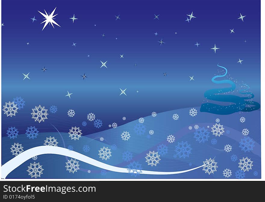 Abstract winter background