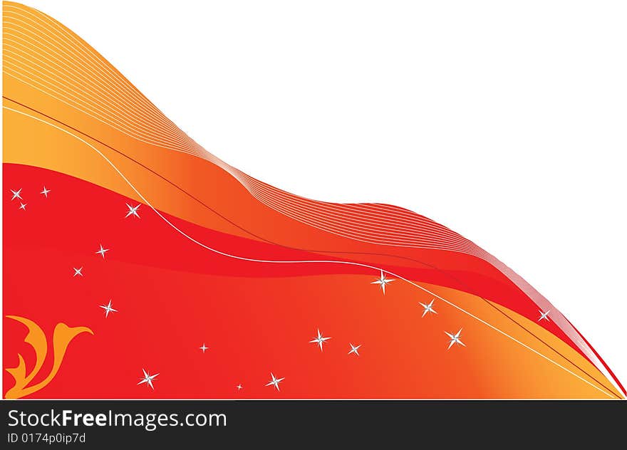 Abstract dark orange background illustration. Abstract dark orange background illustration