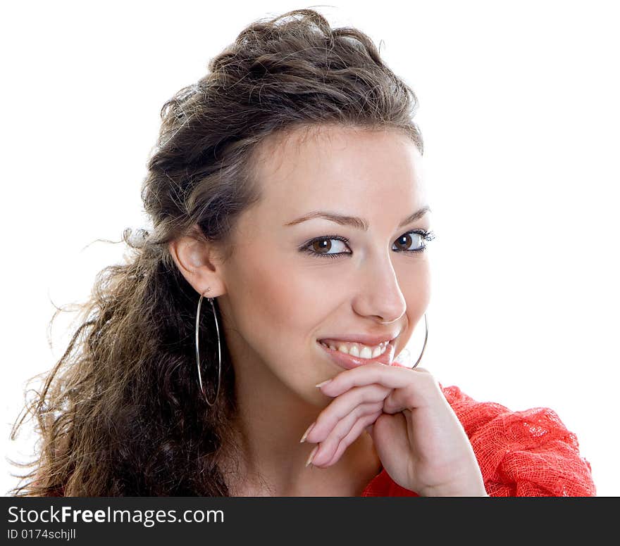 Young woman posing