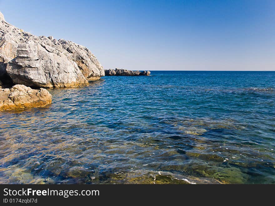 Rocky Mediterranean Beach