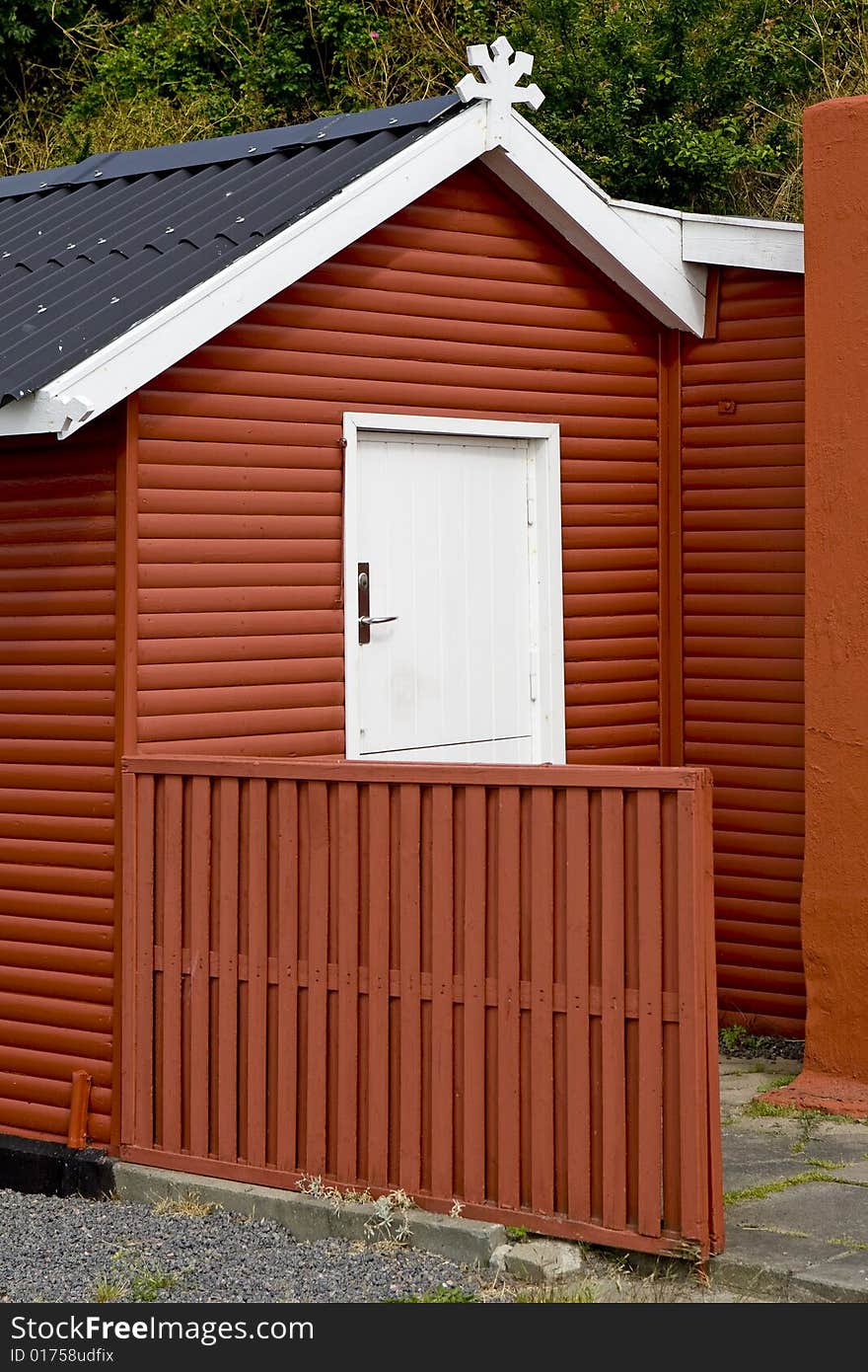 House in the nordic style, Bornholm, Denmark