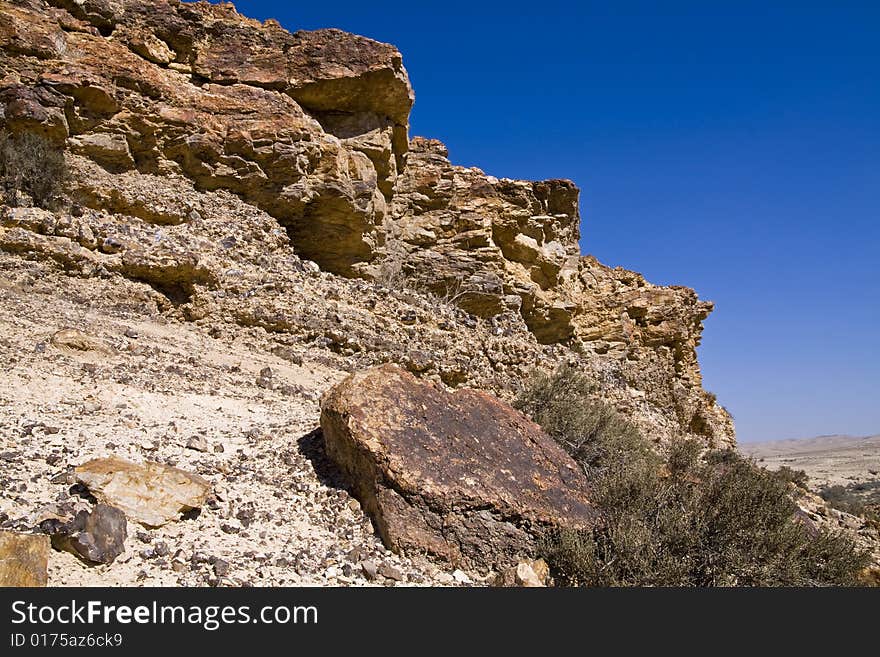 Cliff In The Desert