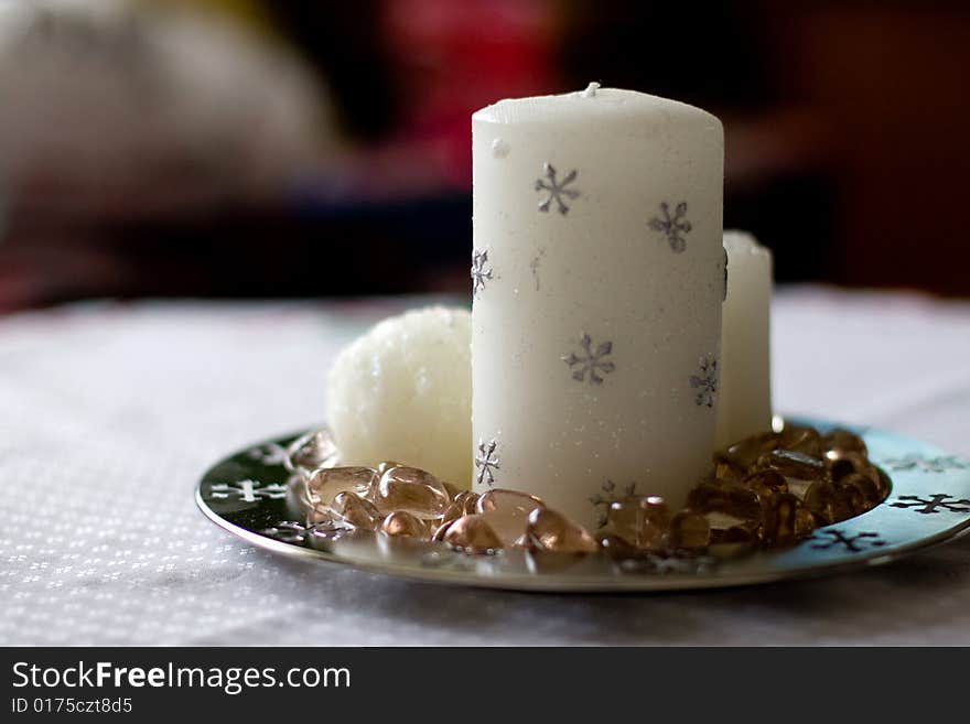 Candles close-up