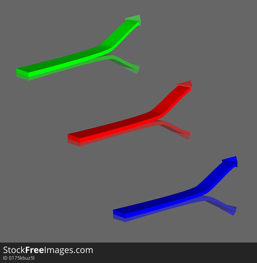 Color arrows