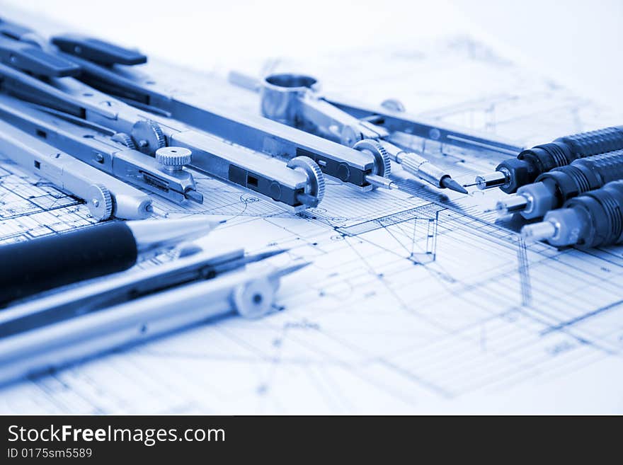 Architecture blueprint & measurement and designer tools