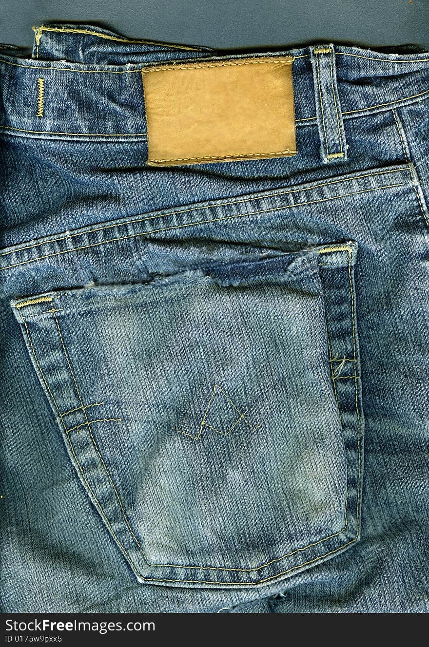 Jeans background.